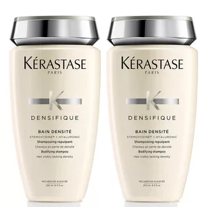 Kerastase Densifique, kąpiel, szampon zagęszczający z kwasem hialuronowym, dwupak, 2x250ml