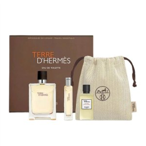 Hermes Terre D'Hermes zestaw prezentowy dla mężczyzn: woda toaletowa 100ml + mini woda toaletowa 15ml + żel pod prysznic 40ml