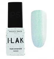 Peggy Sage I-LAK, lakier hybrydowy, holo emerald, 5ml