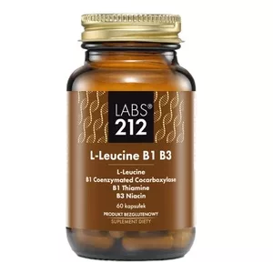 LABS212 L-Leucine B1 B3 suplement diety 60 kapsułek