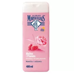 Le Petit Marseillais Kremowy żel pod prysznic Malina & Piwonia 400ml