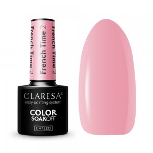 Claresa Color Soak Off UV/LED lakier hybrydowy French Time 2 5g