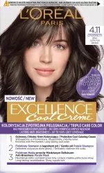 L'Oreal Paris Excellence Cool Creme Trwała Farba do Włosów 4.11 Ultrapopielaty Brąz