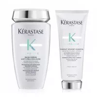 Kerastase Symbiose, zestaw kojący do wrażliwej skóry głowy, kąpiel + odżywka, 250ml + 200ml