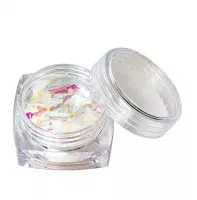 Peggy Sage, płatki brokatu Aurora flakes 4, pomarańczowe