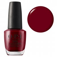 OPI Nail Lacquer, klasyczny lakier do paznokci, We The Female NLW64, bordowy, 15ml