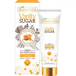 Bielenda Vanity Sugar Krem Do Depilacji z Woskiem Pszczelim, 100ml - data ważności (7.2026)