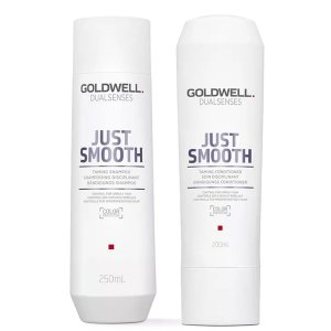 Goldwell Dualsenses Just Smooth, zestaw wygładzający do włosów puszących się, szampon + odżywka