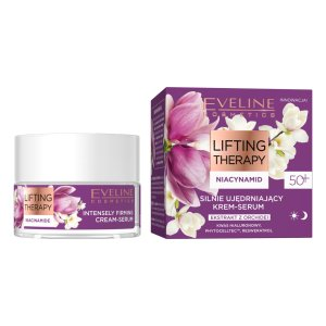Eveline Lifting Therapy Niacynamid 50+, silnie ujędrniający krem-serum, 50ml