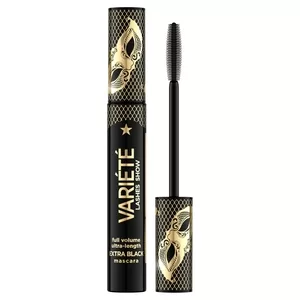 Eveline Cosmetics Variete pogrubiająco-wydłużający tusz do rzęs Extra Black 10ml