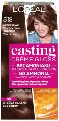 L'Oreal Paris Casting Crème Gloss Farba do włosów 518 Orzechowe mochaccino