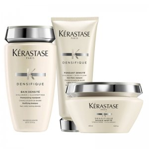 Kerastase Densifique, zestaw zwiększający objętość, szampon + odżywka + maska, 250ml + 200ml + 200ml