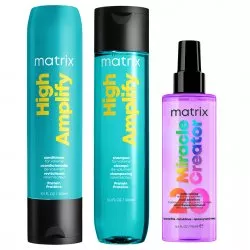 Matrix High Amplify, zestaw na objętość włosów + Miracle Creator 300ml + 300ml +190ml