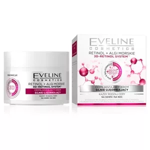 Eveline, odmładzający krem silnie ujędrniający retinol + algi morskie, 50ml