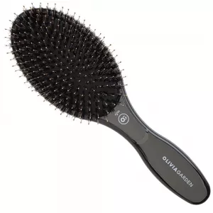 Olivia Garden Expert Care Oval Boar&Nylon, ceramiczna szczotka do włosów, Bristles Black