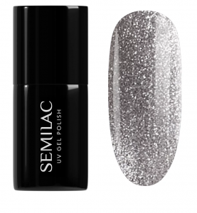 Semilac Winter Wonderland, lakier hybrydowy, 951 Silver Magnetic, 7ml