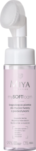 Miya Cosmetics mySOFTfoam, łagodząca pianka do mycia twarzy z prebiotykami, 150ml