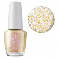 OPI Nature Strong, wegański lakier do paznokci, Mind-Full Of Glitter NAT031, złoty, 15ml