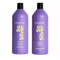 Matrix So Silver, zestaw XL do włosów platynowych, szampon + odżywka