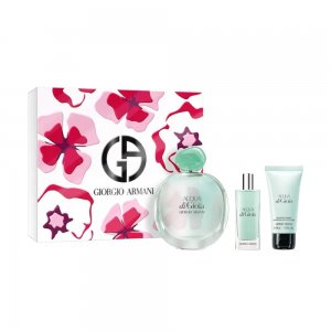 Giorgio Armani Acqua di Gio zestaw woda perfumowana spray 100ml + balsam do ciała 50ml + woda perfumowana spray 15ml (W)