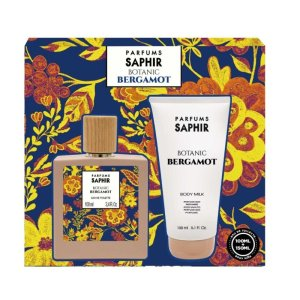 Saphir Botanic Bergamot zestaw woda toaletowa spray 100ml + mleczko do ciała 150ml (W)