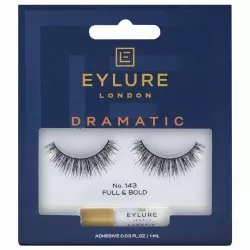 Eylure, sztuczne rzęsy z klejem, efekt podwójnej objętości, N143