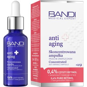 Bandi Medical Expert, Anti Aging, skoncentrowana ampułka przeciw zmarszczkom z retinolem, 30ml