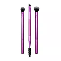 Real Techniques Eye Shade + Blend Brush Trio zestaw pędzli do makijażu oczu 3szt