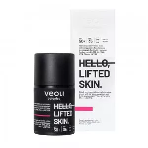 Veoli Botanica Hello, Lifted skin, szerokopasmowy lekki krem ochronny przeciw fotostarzeniu, 50ml