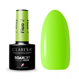 Claresa, Lakier hybrydowy, FLUO 2, 5g