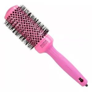 Olivia Garden Expert Blowout Shine, ceramiczna szczotka do włosów, Pink 45mm