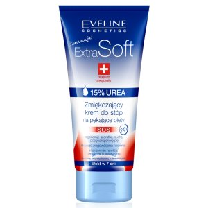 Eveline Extra Soft, zmiękczający krem do stóp na pękające pięty, 15% urea, 100ml