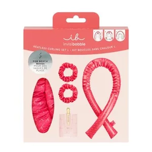 Invisibobble Heatless Curling Set zestaw do kręcenia włosów bez użycia ciepła Beach Curls L 4szt.