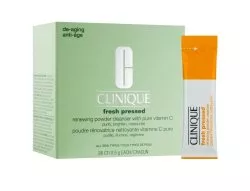 Clinique, Fresh Pressed Renewing Powder Cleanser With Pure Vitamin C rozpuszczalny proszek do oczyszczania twarzy saszetka 28x0,5g