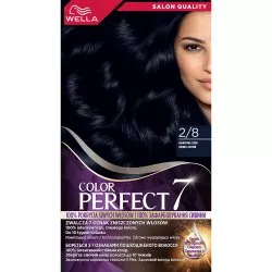 Wella Color Perfect 7, farba do włosów, 2/8 granatowa czerń, 50ml