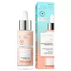 Eveline Serum Shot, energizująca kuracja do skóry wokół oczu, 5% kofeina, 30ml