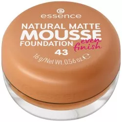 Essence, podkład do twarzy, natural matte mousse foundation 43, 16g