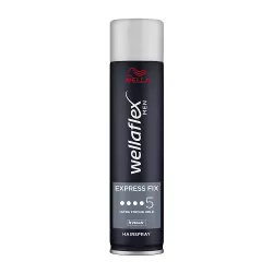 Wella Wellaflex Men, Express Fix Hairspray, lakier do włosów, Ultra-Strong Hold, 250ml