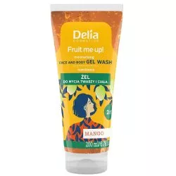 Delia Fruit Me Up! żel do mycia twarzy i ciała Mango 200ml