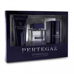 Saphir Pertegaz Dynamique Pour Homme zestaw woda perfumowana spray 100ml + żel pod prysznic 230ml + dezodorant 150ml (M)