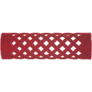 Efalock Flocked Curler, wałki metalowe flokowane 65mm/18mm czerwone 12szt., ref. 14100824