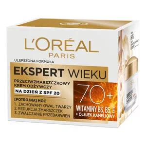 L'Oreal Paris Ekspert Wieku Przeciwzmarszczkowy krem odżywczy na dzień 70+, 50ml