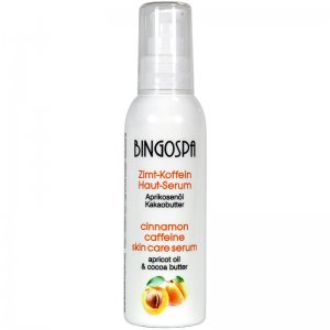 BingoSpa Cynamonowo-kofeinowe serum z olejem morelowym i masłem kakaowym 135g