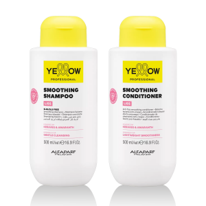 Yellow Professional Liss, zestaw wygładzający włosy po keratynie, szampon + odżywka