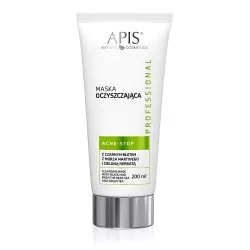 Apis Acne-stop, Oczyszczająca maska z zieloną herbatą, 200ml