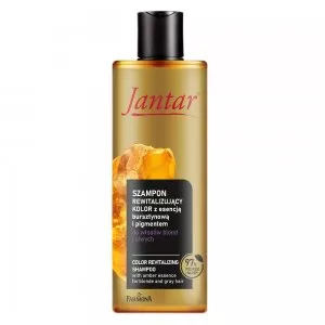 Farmona Jantar szampon rewitalizujący kolor z esencją bursztynową i pigmentem do włosów blond i siwych 300ml