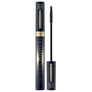 Eveline Superthin Defining Mascara, tusz do rzęs z precyzyjną szczoteczką, 6ml
