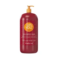 Inebrya Up To You Curl Boost, nawilżająca maska do włosów falowanych i kręconych, 1000ml