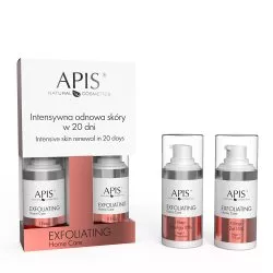 Apis Exfoliating Home Care, Intensywna odnowa skóry w 20 dni, 2x15ml