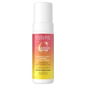 Eveline Cosmetics Vitamin C 3x Action rozświetlająca pianka do mycia twarzy 150ml